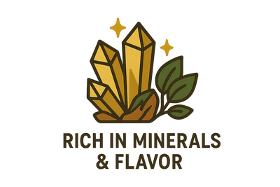icon for Rich in Minerals & Flavor